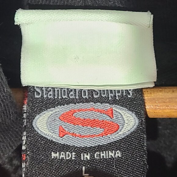 Vtg Y2K 2005 The Beatles Officially Licensed Black Large Pullover Hoodie - Picture 4 of 5